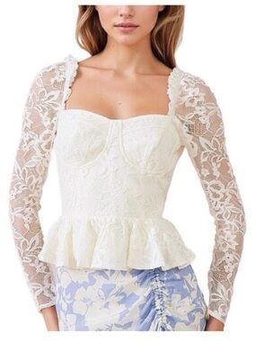 Yumi Kim Fifi Lace Bustier Top